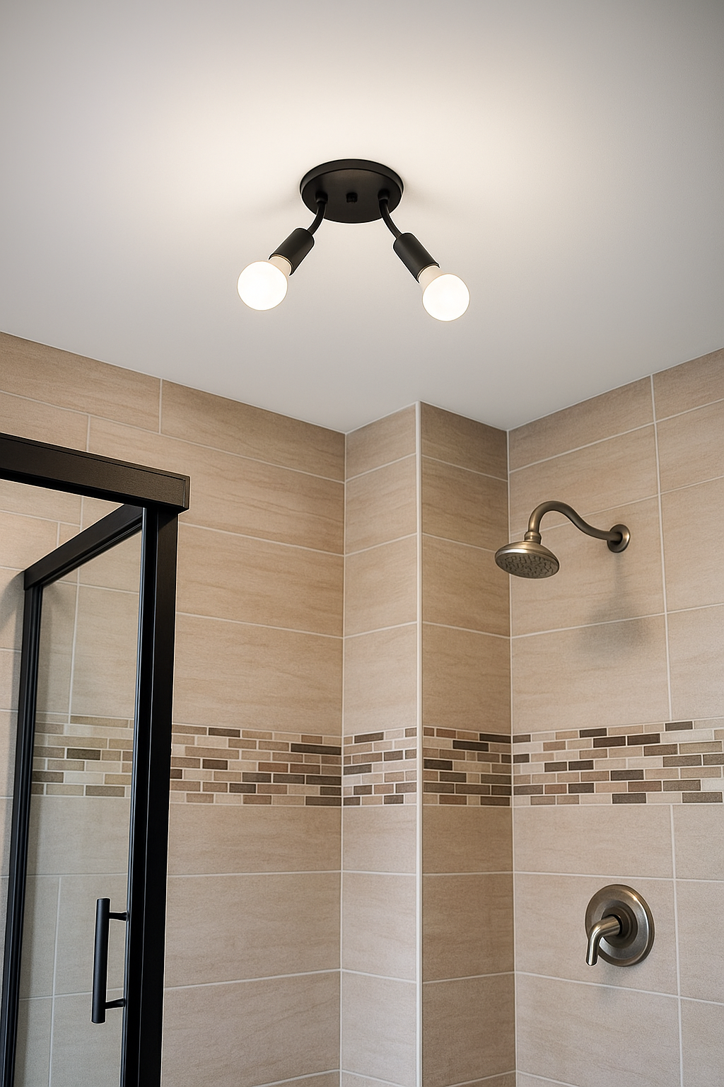 Luminária Spot Dupla de Teto e Parede Retrô Direcionável