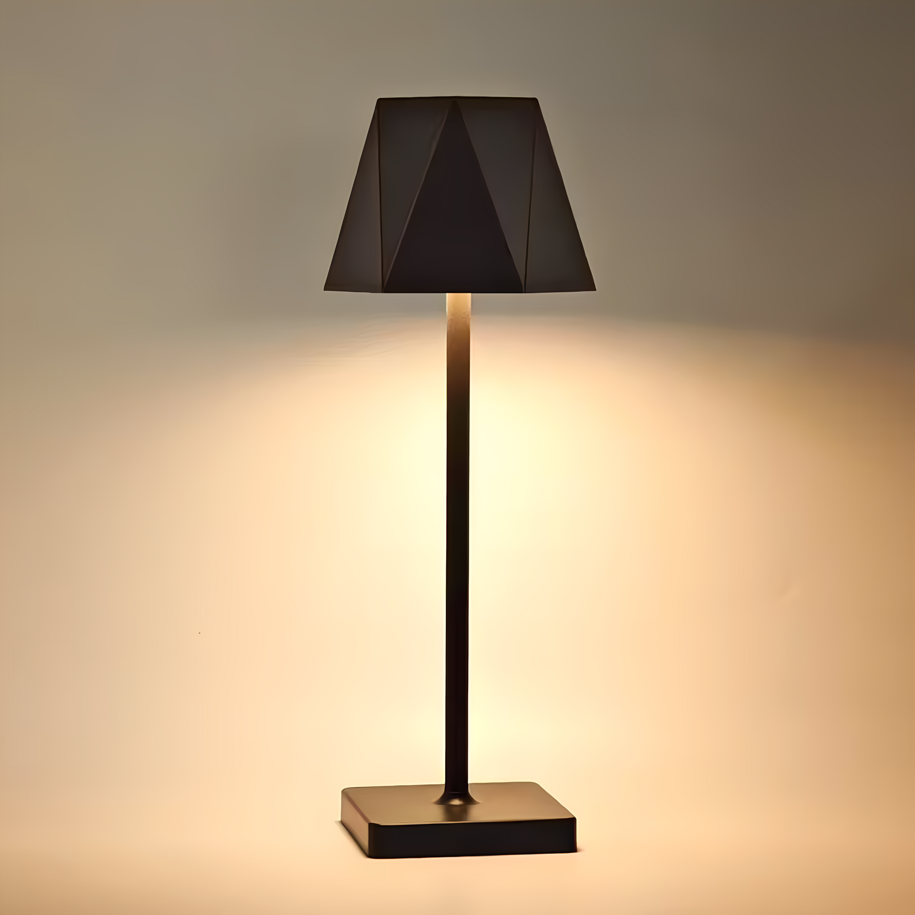 Kit 2 Luminárias LED Touch Geométricas Sem Fio Recarregáveis