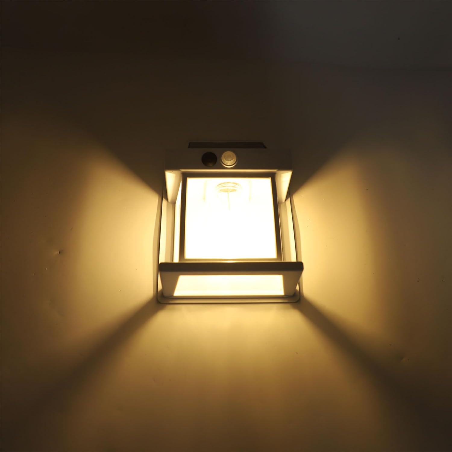 Kit Arandela Solar Externa Vintage com Sensor de Movimento