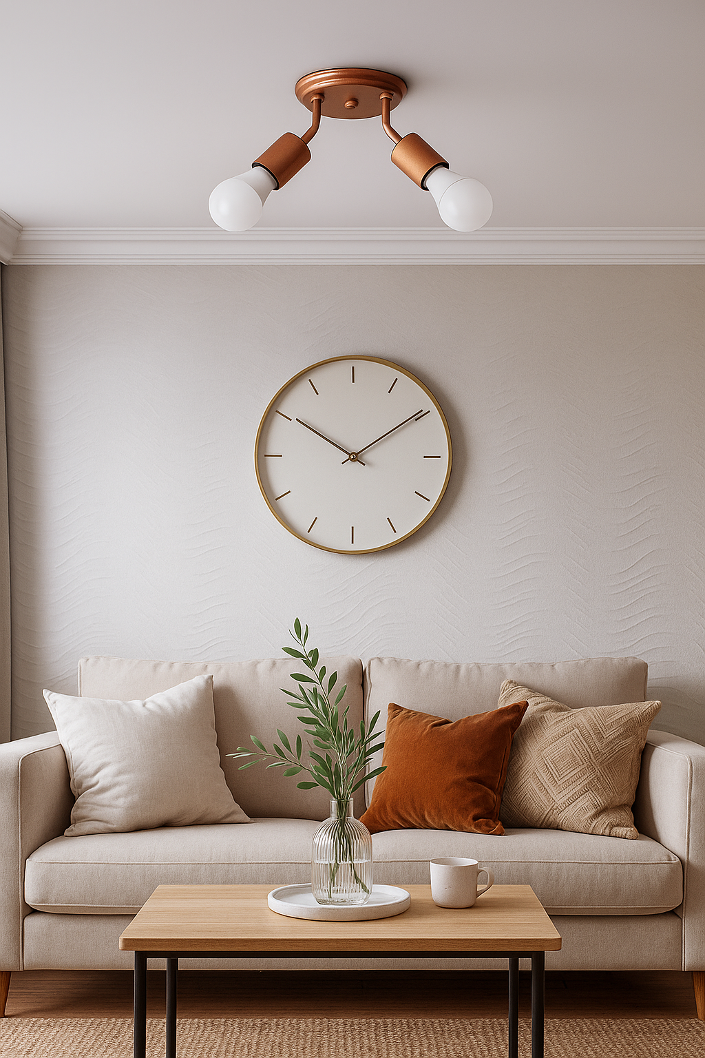 Luminária Spot Dupla de Teto e Parede Retrô Direcionável