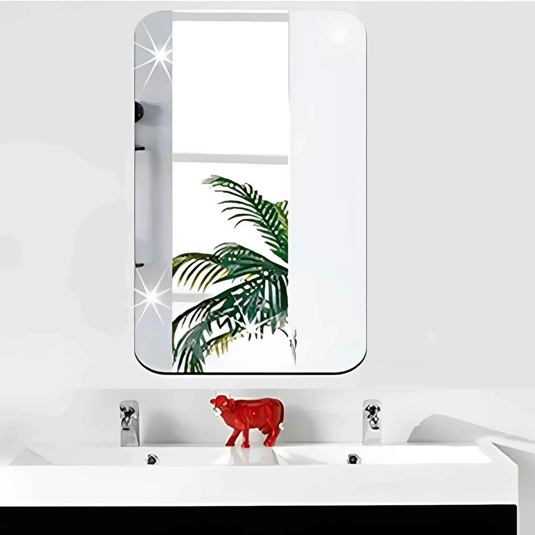 Espelho Adesivo Flexível em PET Espelhado para Decoração Versátil