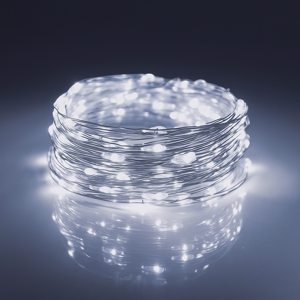 Cortina de Luz Fio de Fada 300 LEDS Bivolt Decorativa