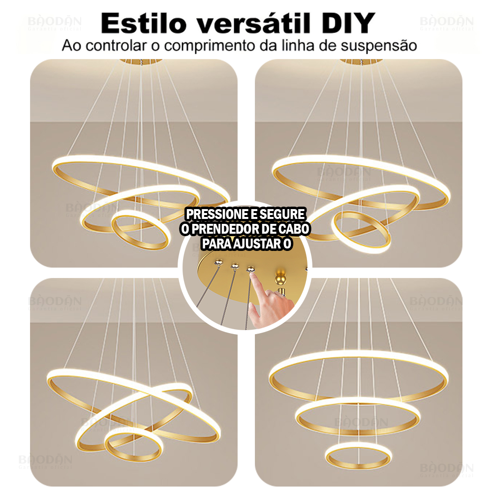 3 Cores (110V-220V) Lustre De Teto Nórdico De Luxo Lustre Para Sala De Jantar e Estar Lustre Romântico Starry Sky