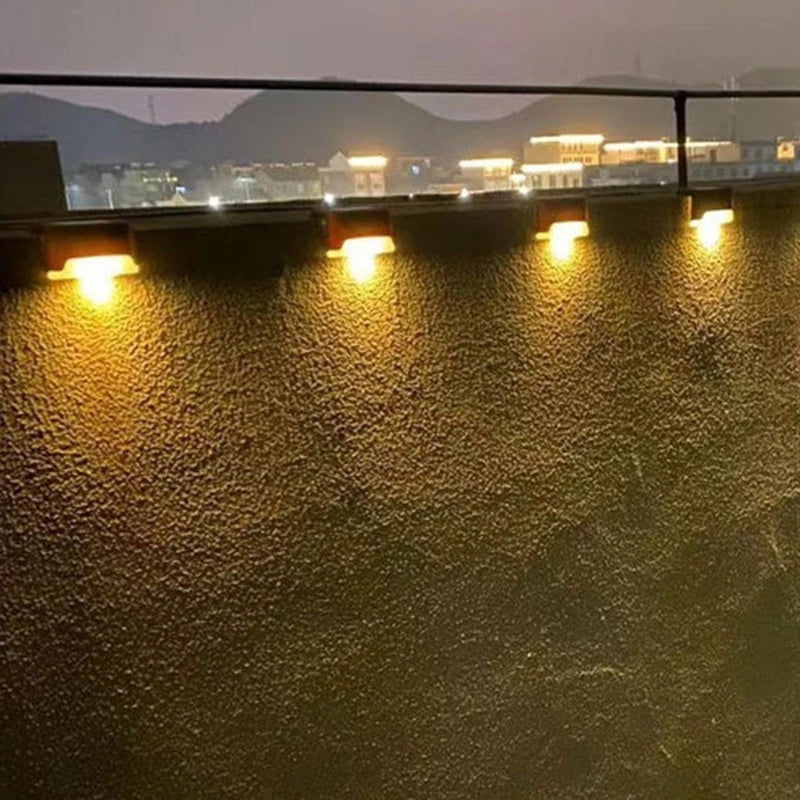 Kit Arandela Solar Balizadora LED IP65 para Escadas e Muros