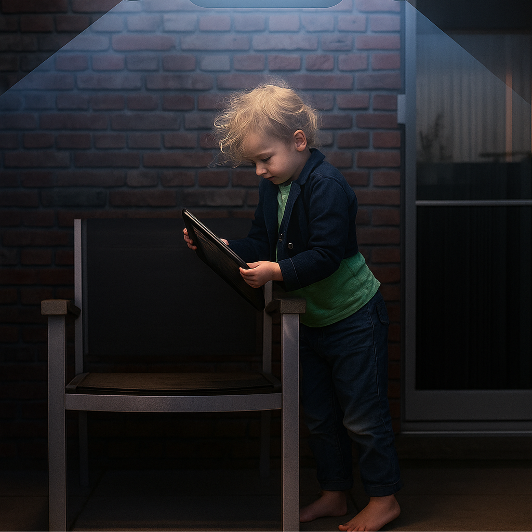 Refletor Solar COB com Sensor de Presença IP65 para Parede