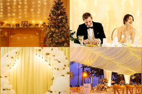 Cortina de Luz Fio de Fada 300 LEDS Bivolt Decorativa