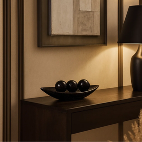Kit 3 Esferas Decorativas Centro de Mesa em Cerâmica Premium