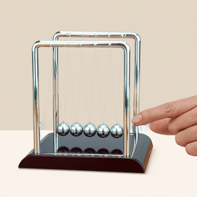 Pêndulo de Newton Decorativo para Mesa e Escritório