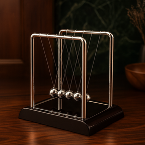 Pêndulo de Newton Decorativo para Mesa e Escritório