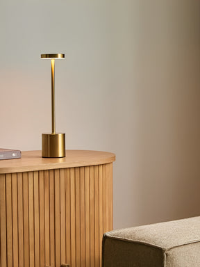 Luminária LED Touch Recarregável Sem Fio em Alumínio Fosco