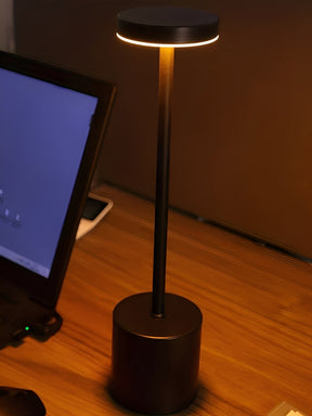 Luminária LED Touch Recarregável Sem Fio em Alumínio Fosco