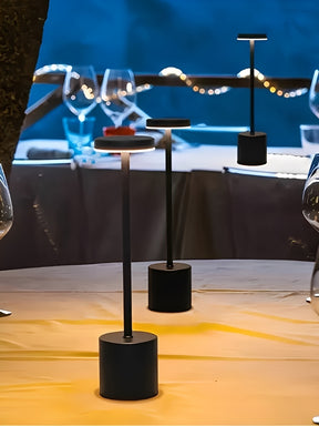 Luminária LED Touch Recarregável Sem Fio em Alumínio Fosco