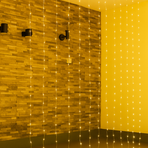 Cortina de Luz Fio de Fada 300 LEDS Bivolt Decorativa