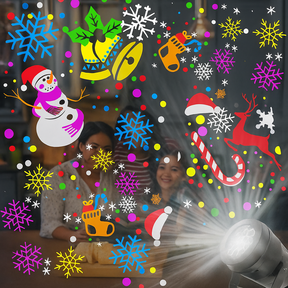 Projetor LED Natalino Portátil 16 Desenhos 3d Bivolt