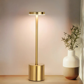 Luminária LED Touch Recarregável Sem Fio em Alumínio Fosco