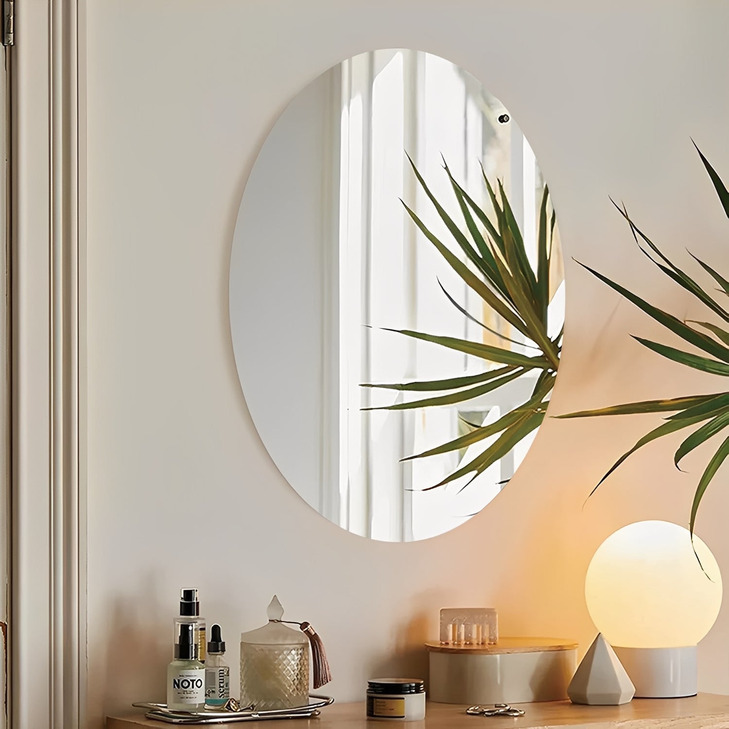 Espelho Adesivo Flexível em PET Espelhado para Decoração Versátil