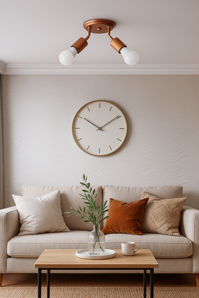 Luminária Spot Dupla de Teto e Parede Retrô Direcionável