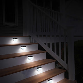 Luminária Solar de Parede LED IP65 com Efeito Facho de Luz