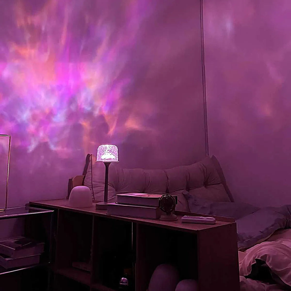 Luminária LED Decorativa com Efeito de Ondas Touch