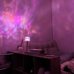 Luminária LED Decorativa com Efeito de Ondas Touch