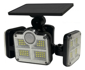 Refletor Solar COB com Sensor de Presença IP65 para Parede