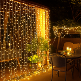 Cortina de Luz Fio de Fada 300 LEDS Bivolt Decorativa