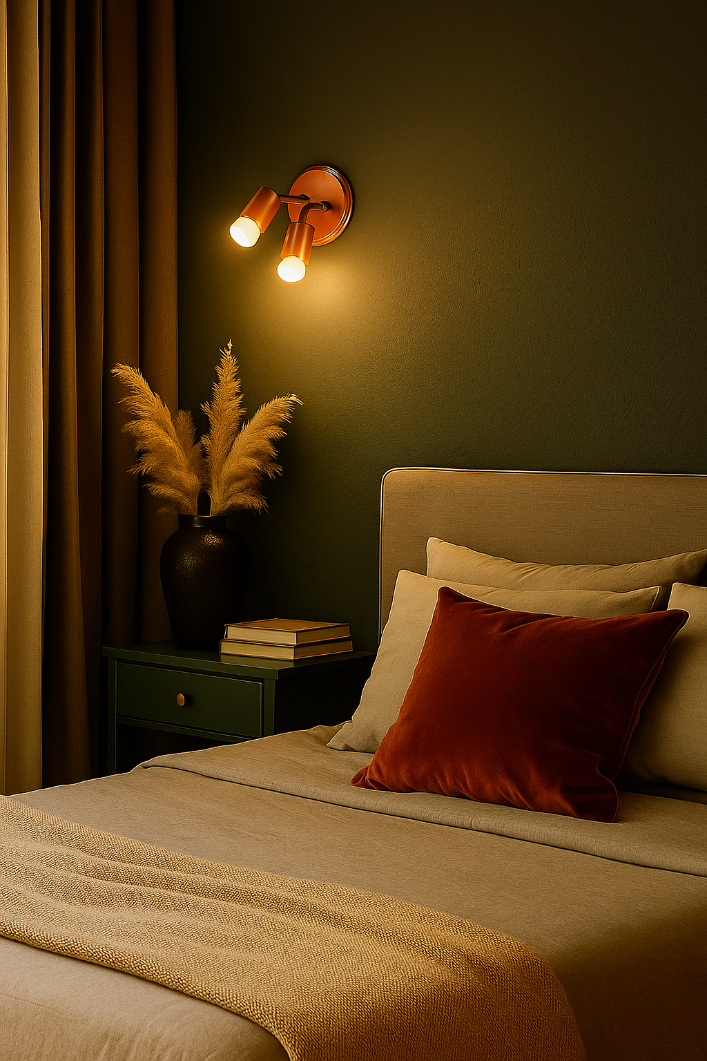 Luminária Spot Dupla de Teto e Parede Retrô Direcionável