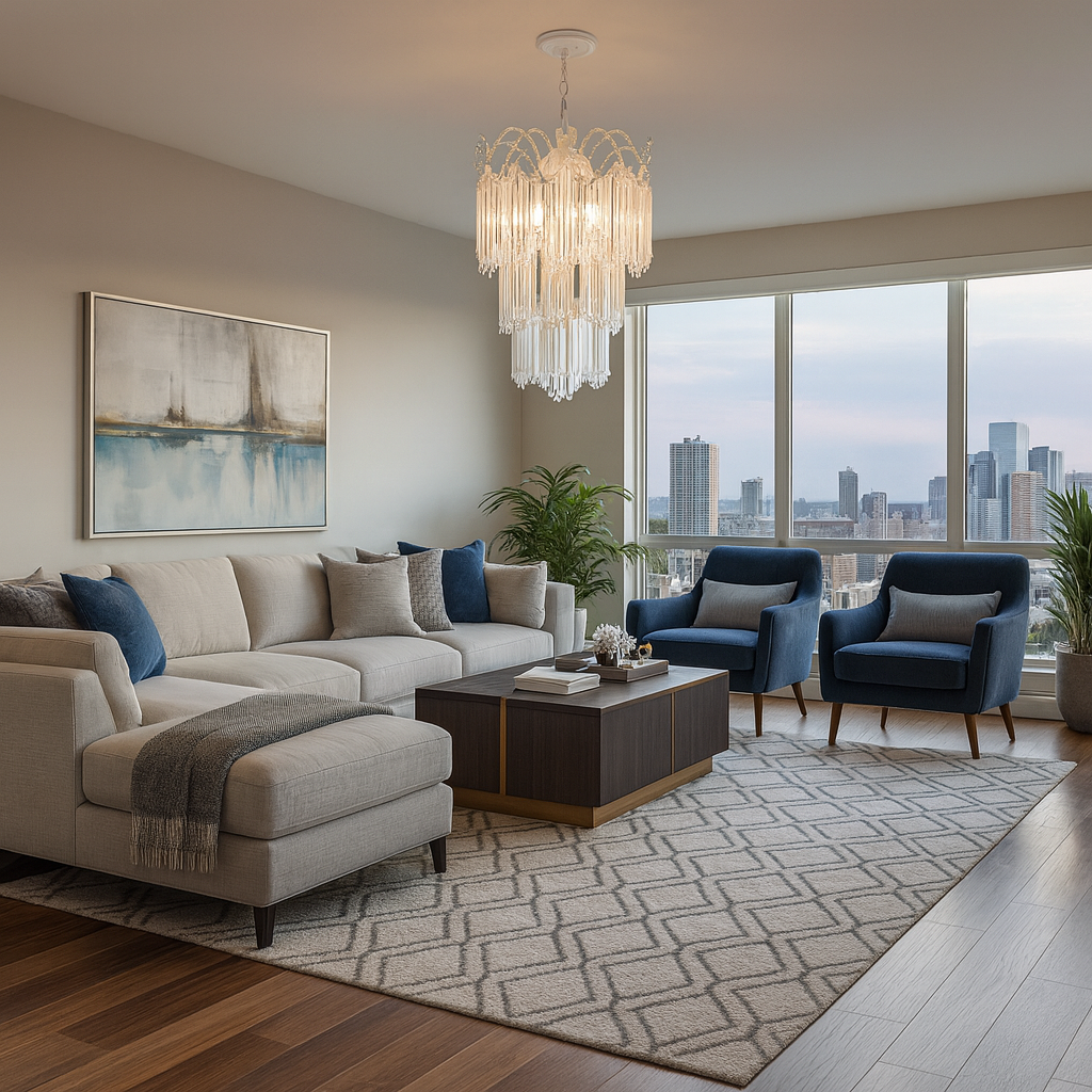 Lustre Cristal Acrílico Design Cascata de Hastes em Camadas