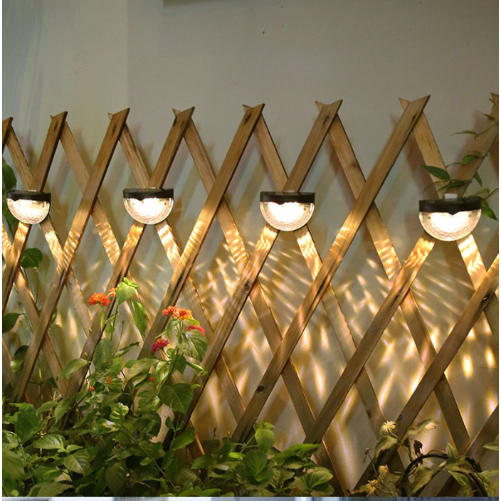 Lampada Solar À Prova D'água Para Decoração De Jardins - Luminaria Para Parede E Escada