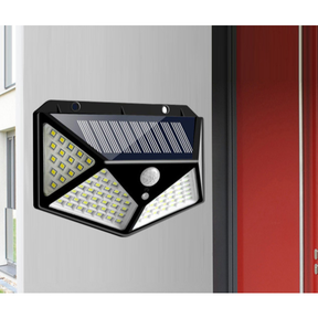 Luminária Solar  Externa 100 LEDs com Sensor de Movimento IP65