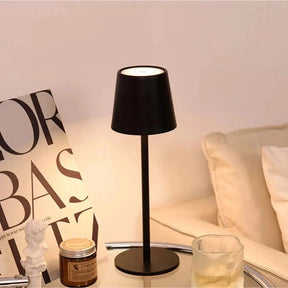 Luminária Abajur LED Recarregável Touch Dimerizável com 2 Alturas