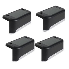 Kit Arandela Solar Balizadora LED IP65 para Escadas e Muros