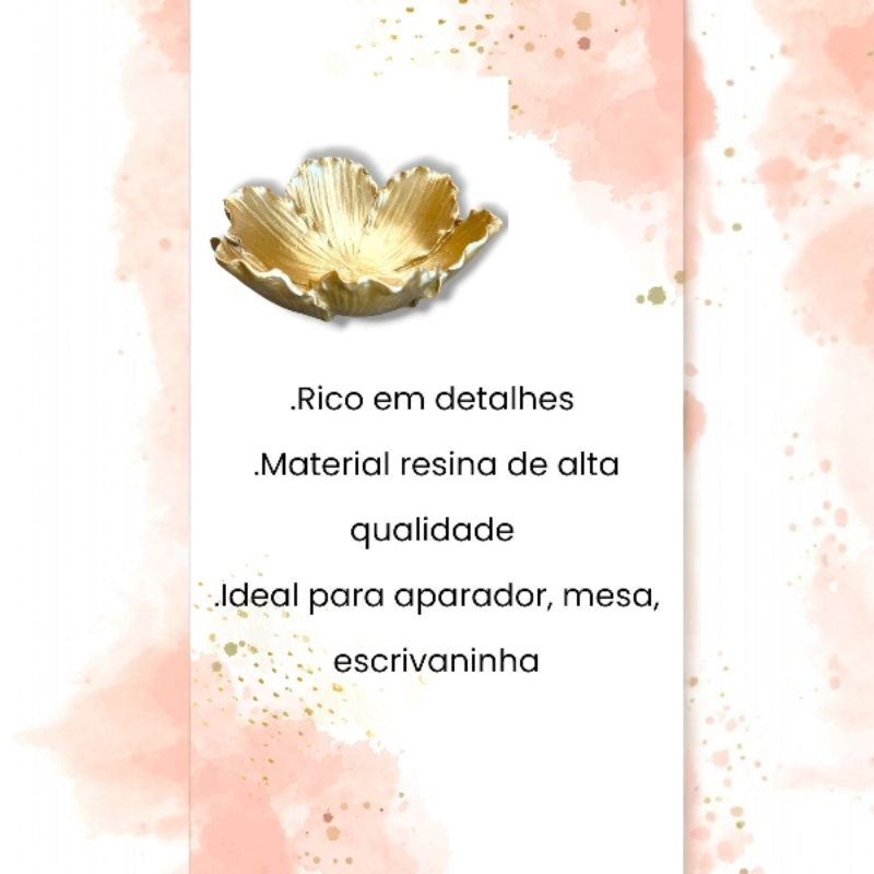 Enfeite em RESINA adorno centro de mesa sala decoração porta treco luxo.