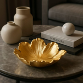 Centro de Mesa Decorativo  Pétalas de Lótus em Resina