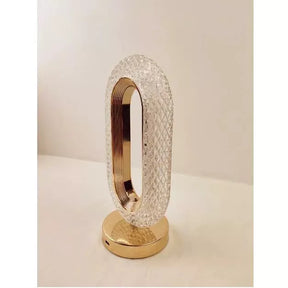 Luminária Touch de Cabeceira em Cristal com 3 Tons de Luz