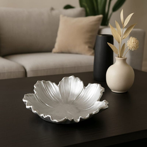 Centro de Mesa Decorativo  Pétalas de Lótus em Resina