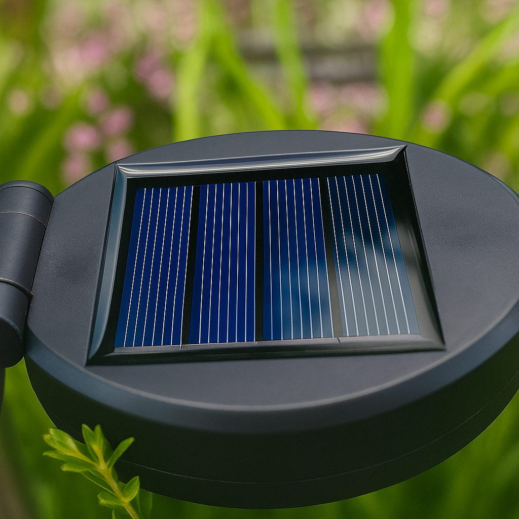 Luminária Solar Estaca LED Efeito Fogos de Artifício para Jardim