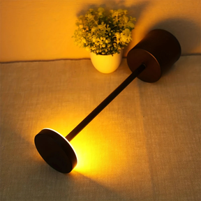 Luminária de Mesa Touch LED Recarregável Sem Fio - Candeeiro Dimerizável em Alumínio