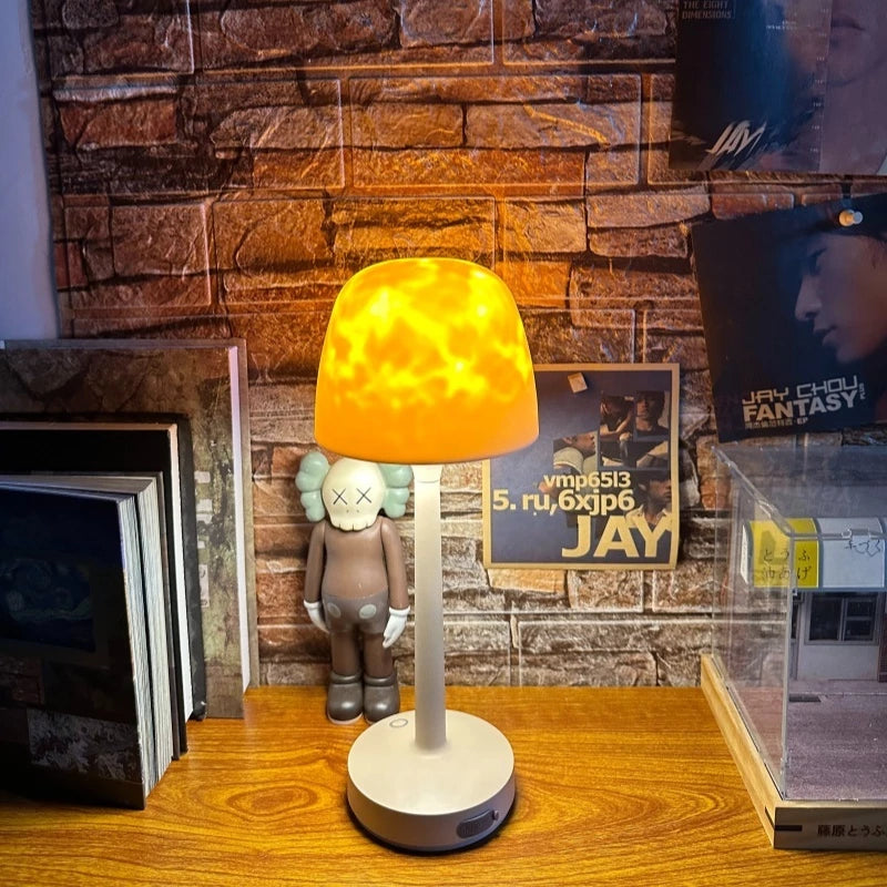 Luminária LED Decorativa com Efeito de Ondas Touch