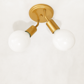 Luminária Spot Dupla de Teto e Parede Retrô Direcionável