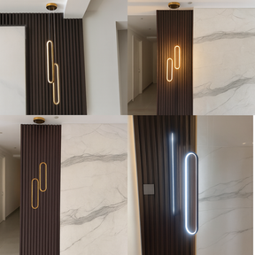 Kit 2 Luminárias Pendentes LED com Design Anel Alongado