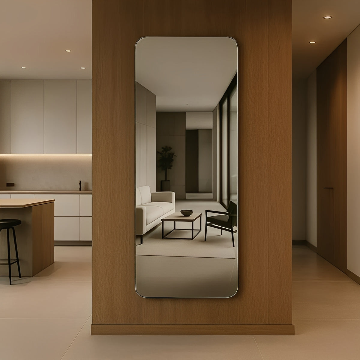 Espelho Adesivo Flexível em PET Espelhado para Decoração Versátil