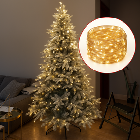 Cortina de Luz Fio de Fada 300 LEDS Bivolt Decorativa