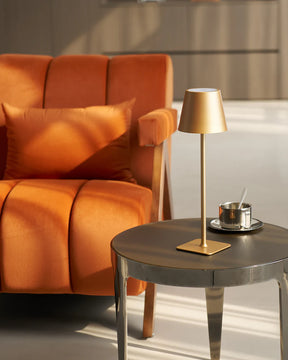 Luminária Abajur LED Recarregável Touch Dimerizável com 2 Alturas