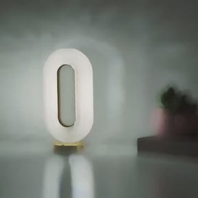 Luminária Touch de Cabeceira em Cristal com 3 Tons de Luz