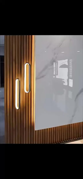 Kit 2 Luminárias Pendentes LED com Design Anel Alongado