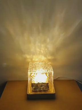 Luminária Projetora LED com Efeito de Onda Rotativa Relaxante