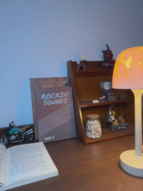 Luminária LED Decorativa com Efeito de Ondas Touch